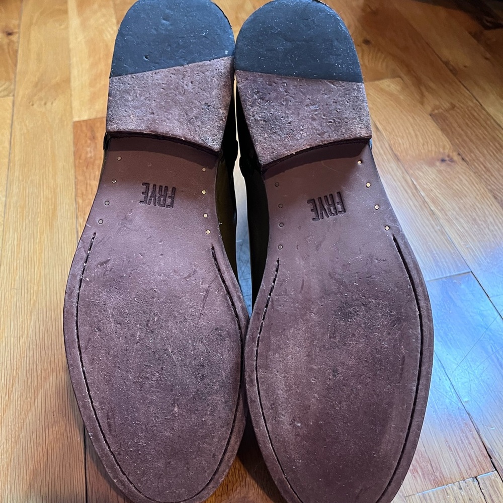 Frye Olive Green Leather Chukka Boots - Picture 6 of 13
